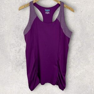 Tek Gear Purple Yoga Tank Size XL Scoop Neck Running‎ Fitness Activewear Top